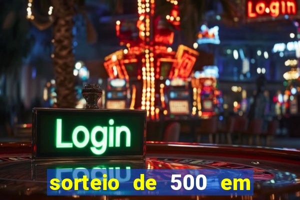 sorteio de 500 em cash toda segunda feira novibet como funciona